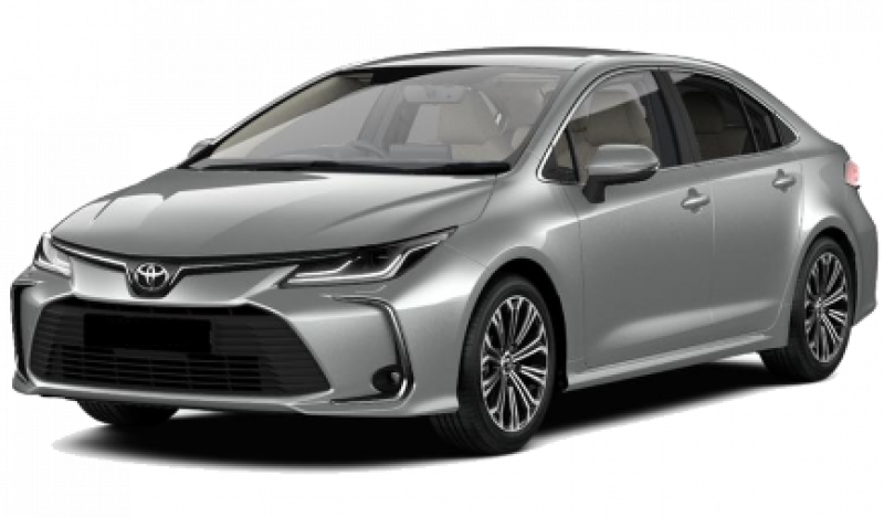 Toyota Corolla Sedan Hybrid Vorderansicht – Werbebild