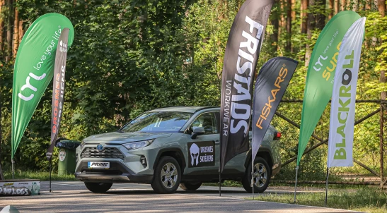 For the second year in a row, Prime Car Rent supports the sporting event "Drosmes Skrejens"