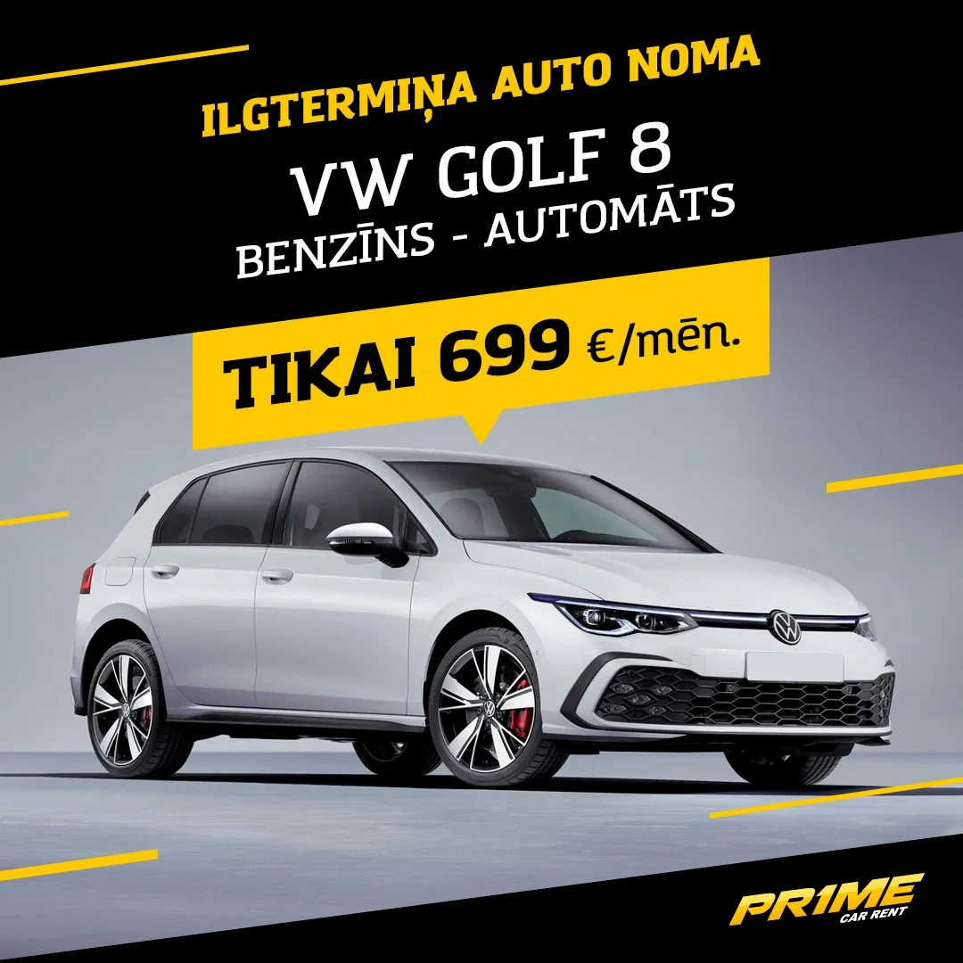 Volkswagen Golf rental in Latvia – from only 699 EUR!