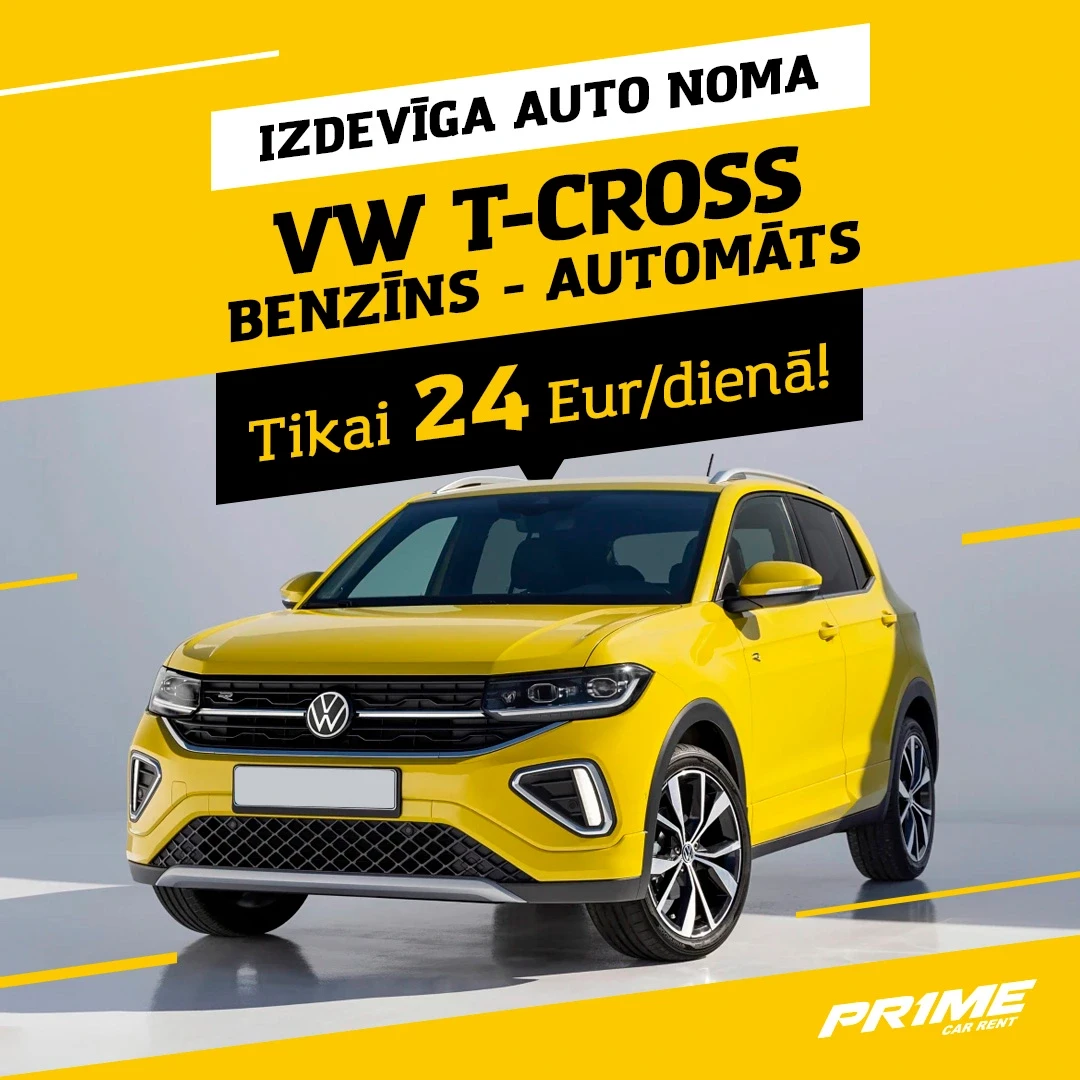 Volkswagen T-Cross rental in Riga – from only 24 EUR per day!