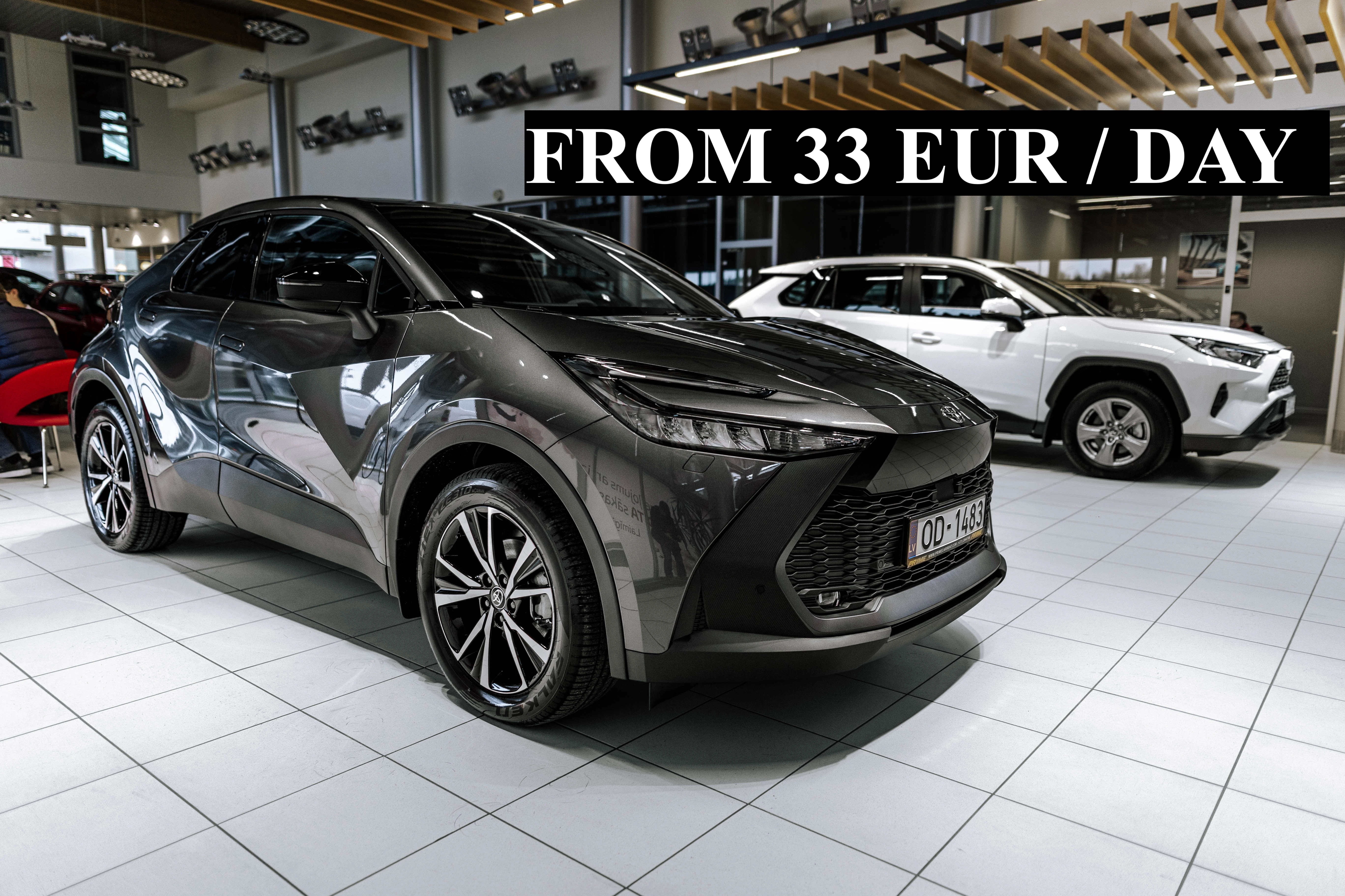 Toyota C-HR Hybrid rental in Riga – from €33/day